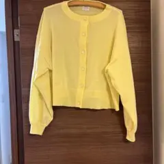 【値下げ】COEN イエロー 長袖 カーディガン フリーサイズ