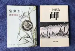 書籍2冊　中上健次"岬"/倉橋由美子"聖少女"