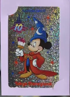 東京ディズニーランド ミッキーマウス 電話カード 50