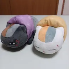 ★夏目友人帳★ニャンコ先生おでかけぬいぐるみ～ニャンコ先生と黒ニャンコ～2個