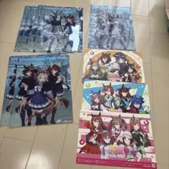 ウマ娘B5マルチシート全3種　クリアファイル3種　合計10点　まとめ売り