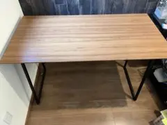木目調シンプルパソコンデスク