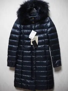 定価19万 新品タグ付き HERNO ファー ロング ダウンコート 38