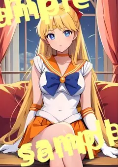 A4ポスター セーラーヴィーナス　愛野美奈子　ファンアート　美少女