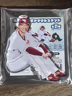 楽天イーグルス #50 武藤選手 分厚い自立式アクリルスタンド