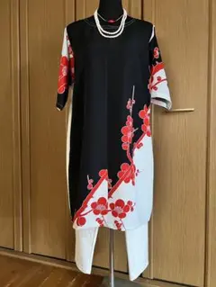 着物リメイクでチュニックです。