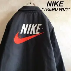 ナイキ　トレンドカプセル 刺繍ロゴ コーチジャケット 黒 XL XL ナイキ トレンド カプセル コーチジャケット 刺繍ロゴ 中綿