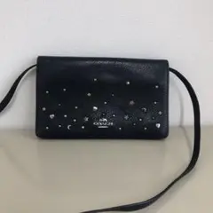 未使用　COACH スタースタッズ ホワイトポーチ 未使用COACH スタースタッズ ホワイトポーチ