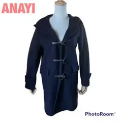 ANAYI アナイ レディース ダッフルコート 36 サイズS ネイビー