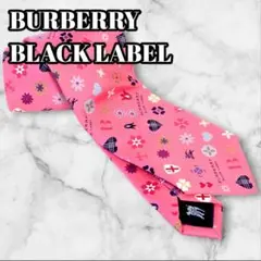 【激レア】BURBERRY BLACKLABEL ネクタイ モノグラム オレンジ BURBERRY BLACK LABEL - 美品✨バーバリーブラックレーベル