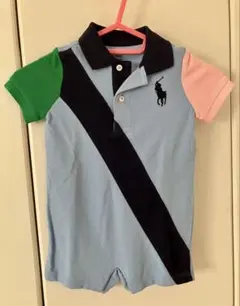 Ralph Lauren カラフルロンパース 80