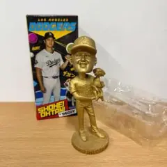 金色 大谷翔平 デコピン バブルヘッド 来場者限定 スタジアム配布 ドジャース