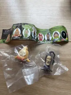 こびとづかんおすわりマスコット4 ヒヨッコマネッコ・モクモドキオオコビト