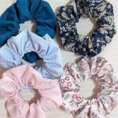 K5個セットシュシュハンドメイド