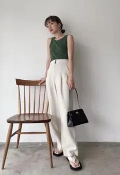 From first Musee ステッチ パンツ