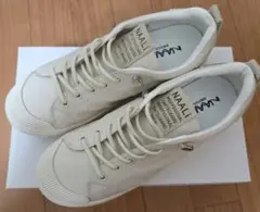 mal. ラムレザー スニーカー ホワイト 24.0cm