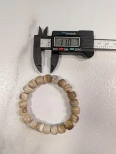 ストライプ模様のブレスレット 約11cm