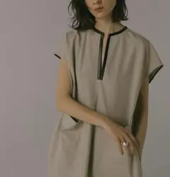 lohen ローヘン2022 エコレザーパイピングトップス
