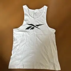 Reebok ホワイト タンクトップ Sサイズ