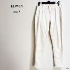 ☆良品☆ EDWIN エドウィン デニム ホワイト チノパン Sサイズ
