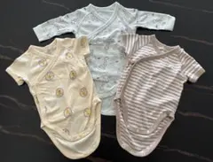 美品　ユニクロ　baby ボディースーツ　3点セット