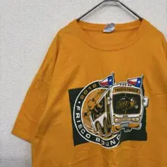 アメリカ古着　tシャツ プリント　ロゴ　イラスト　 XL 2429