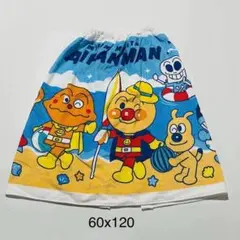 【新品未使用】　水泳　プール　スイムタオル　ラップタオル　アンパンマン