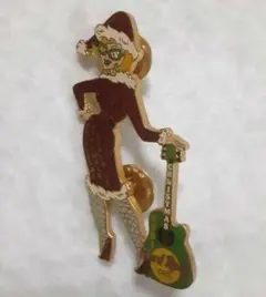 ハードロックカフェHard Rock Cafe 大阪サンタピン バッチ pin
