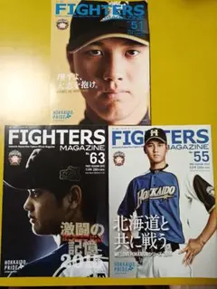 北海道日本ハムファイターズ マガジン 2013〜2015年号 3冊セット