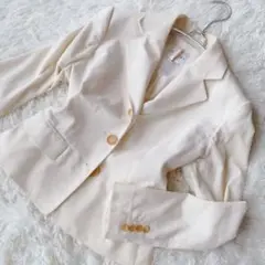 【使用感無し】セリーヌ CELINE セットアップ スカート スーツ ベージュ