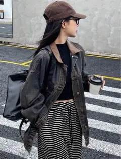デニムジャケット　オーバーサイズ