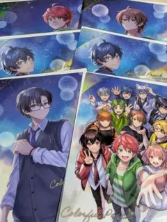 カラフルピーチクリアポスター