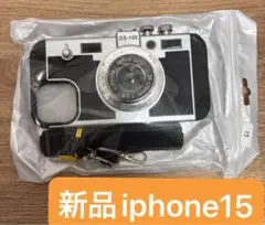 iphone15 スマホケース　新品　デジカメ風　カメラ　iphoneケース