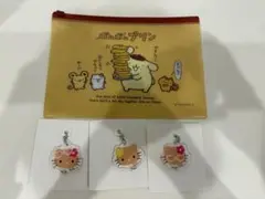 サンリオキャラクターズ　ファスナーケース、ハローキティアクリルミニチャーム