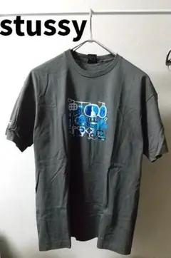 【XL】stussy ステュ―シー Tシャツ グレー