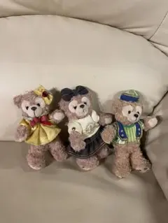 ダッフィーぬいぐるみ 3set