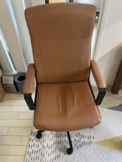 IKEA MILLBERGET 回転チェア オフィスチェア ブラウン