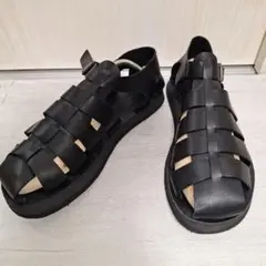 美品☆green label relaxing 牛革 グルカサンダル 26㎝