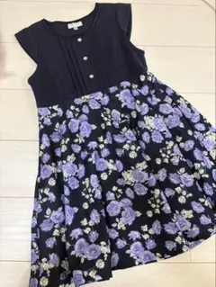 オンワード樫山 花柄ワンピース 140cm