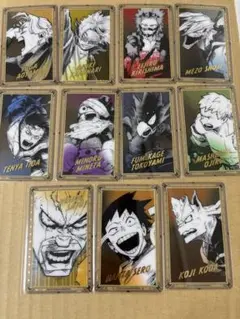 僕のヒーローアカデミア　原画展　箔押しクリアカードコレクション