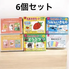 知育カードセット 6種類 幼児向け　ダイソー　キャンドゥ
