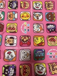 アンパンマン オックス生地 ピンク１メートル