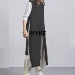未使用級 21SS✨HYKE SLEEVELESS SWEATER DRESS 2025年最新】hyke sweater dressの人気アイテム - メルカリ