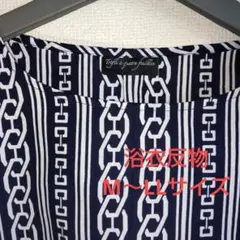 浴衣反物フレンチスリーブ、チュニック プルオーバーM～LLサイズ No.214
