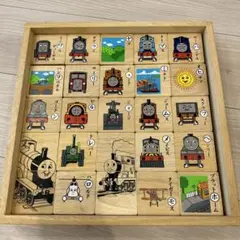 トーマス　カタカナ　ひらがな　積み木　機関車トーマス　知育玩具　つみき