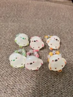 シマエナガリング　しまえなが　指輪　キッズ　6個セット