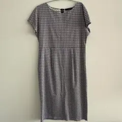 MaxMara WEEKEND XL 花柄 半袖ワンピース　ストレッチ