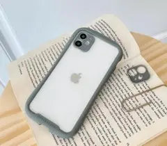 新品未使用！　iPhone 13 / 14 ケース 型 クリア　 グレー　02