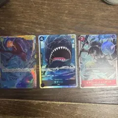 ワンピースカード3枚セット。