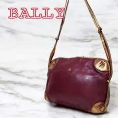 BALLY　ショルダーバッグ　レザー　レトロ